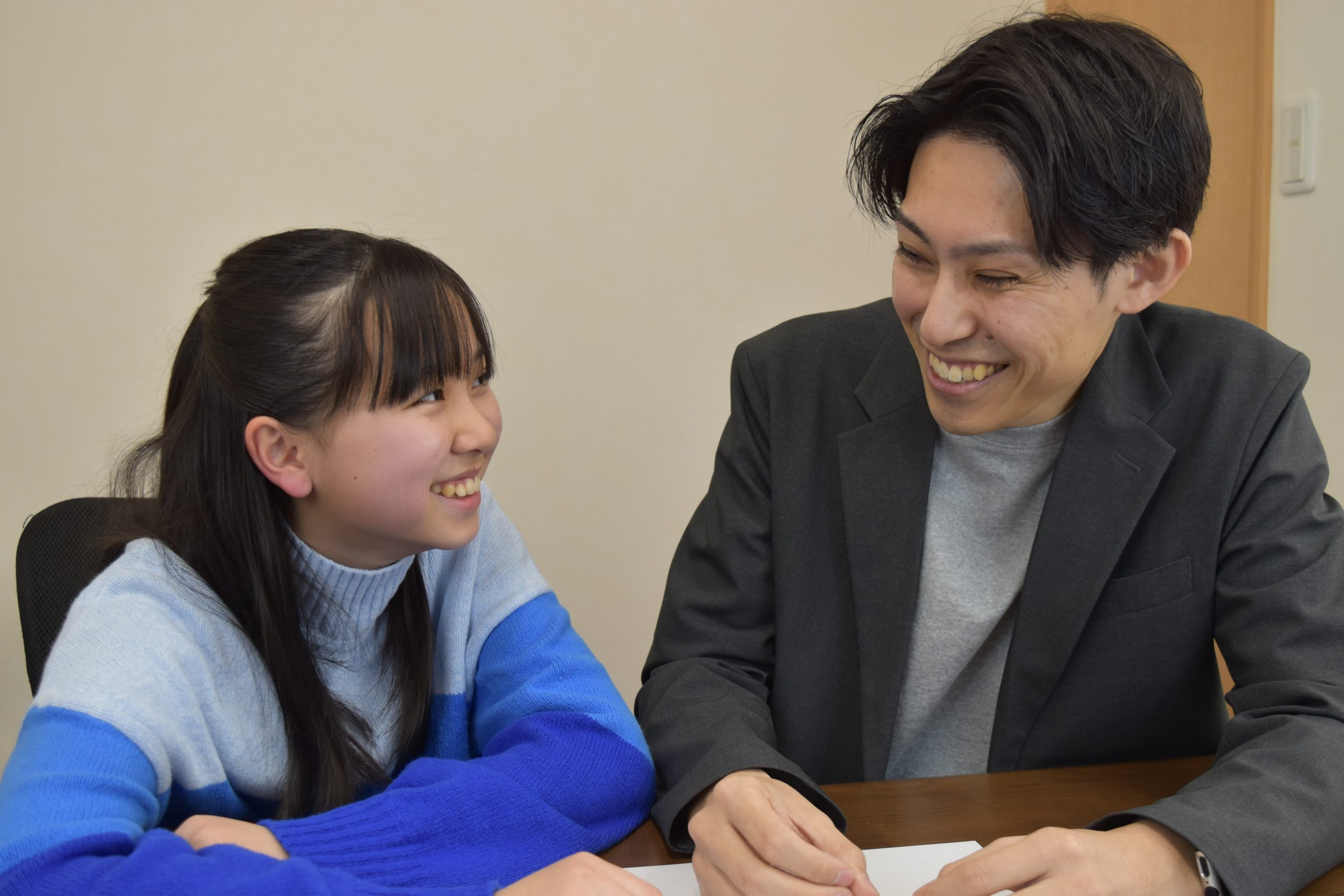 将来、人の役に立てる人間になって欲しいと思って、関わっています！